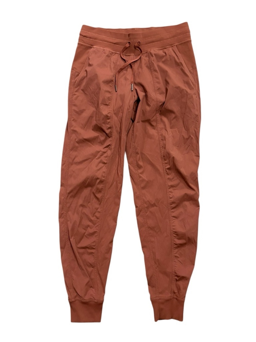 Lululemon Dance Studio Jogger 29" Mid-Rise Dark Terracotta Travel Stretch Size 6